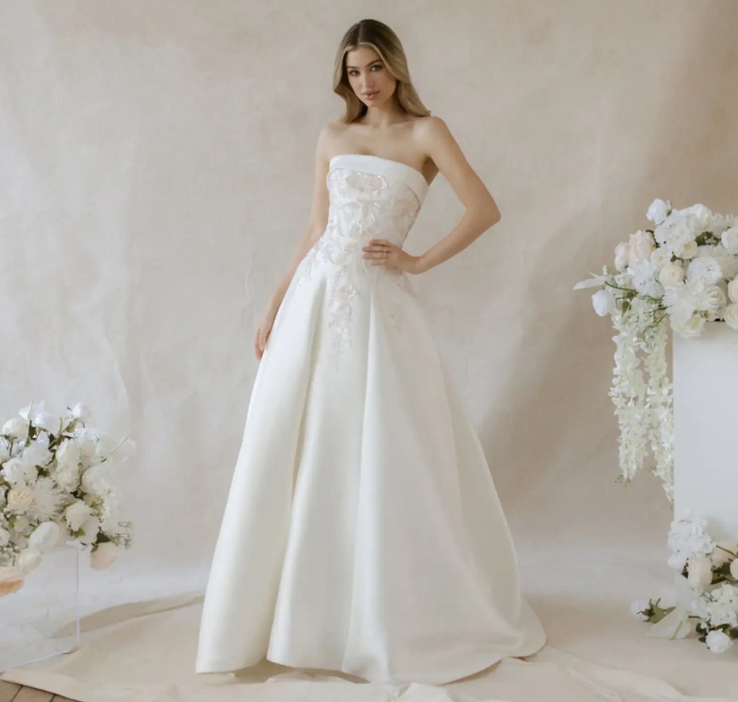 Bride in Allure Bridals Gown/
