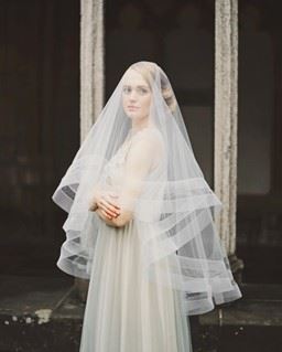 horsehair ribbon veil