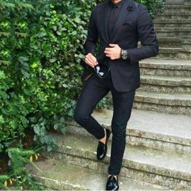 all black suit 