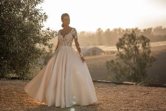 Allure Bridals AB5011A Style #A1105 #12 Ivory/Champagne/Nude Only! thumbnail