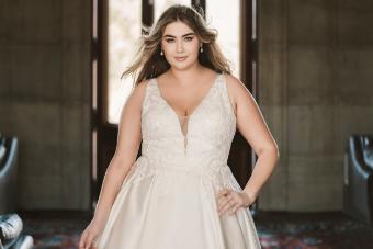 Allure Couture AB486C Style #C684 #13 Ivory/Nude thumbnail