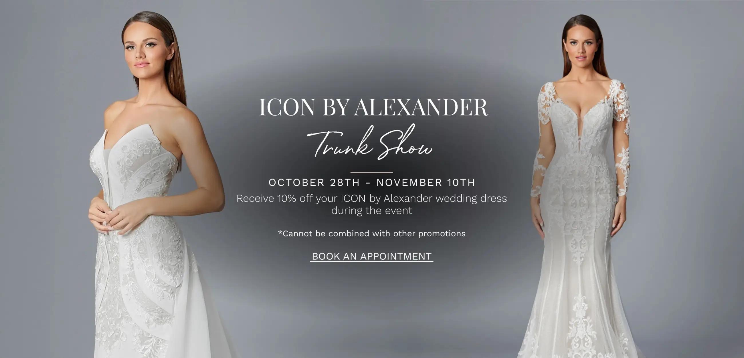 ICON by Alexander trunk show at Dublin Bridal