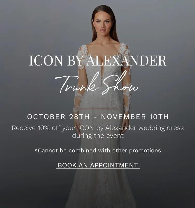 ICON by Alexander trunk show at Dublin Bridal