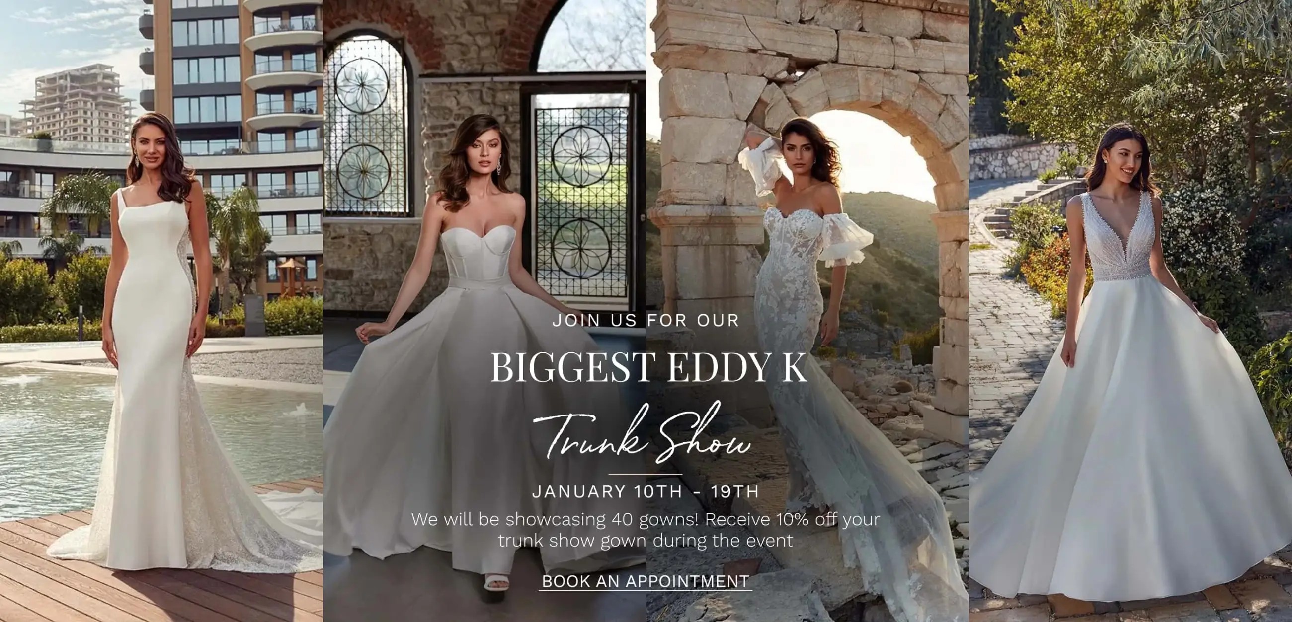 Eddy K Trunk show at Dublin Bridal, OH