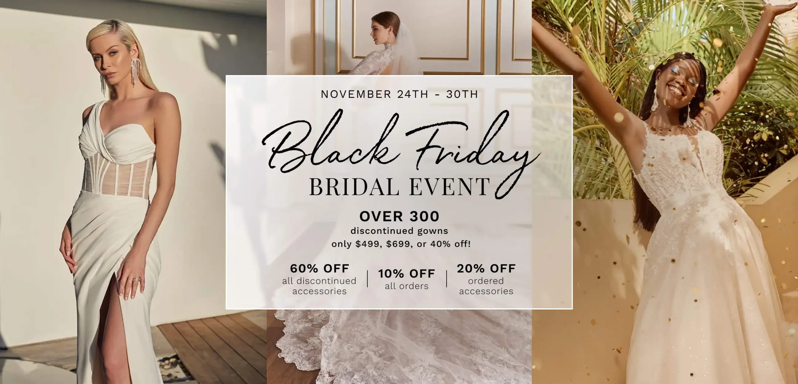 Black Friday wedding sale at Dublin Bridal, Ohio